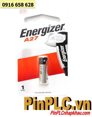 Energizer A27, Pin 12v Energizer A27 alkaline chính hãng (Vỉ 1viên)